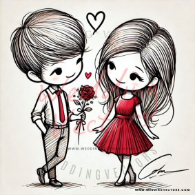 love wedding vectors 7893