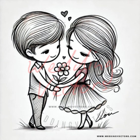love wedding vectors 7895