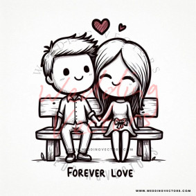 love wedding vectors 7898