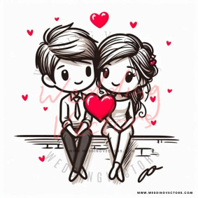 love wedding vectors 7902