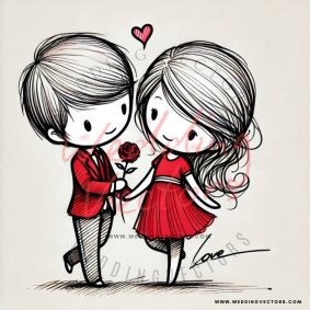 love wedding vectors 7903