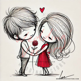 love wedding vectors 7909