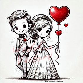 love wedding vectors 7912