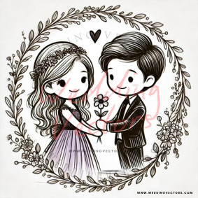 love wedding vectors 7913