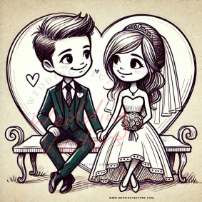 love wedding vectors 7915