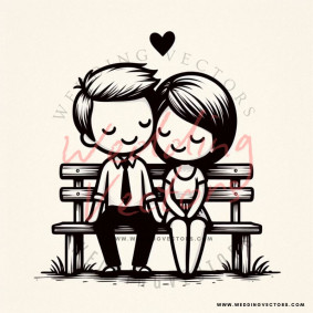 love wedding vectors 7918