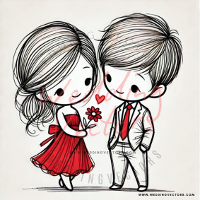 love wedding vectors 7919