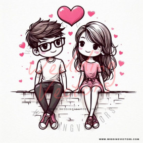 love wedding vectors 7932