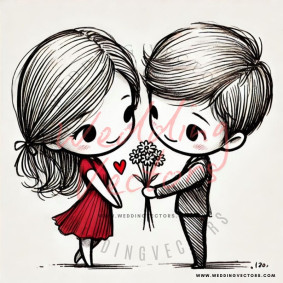 love wedding vectors 7935