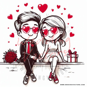 love wedding vectors 7936