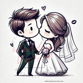 love wedding vectors 7938