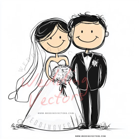 love wedding vectors 7940