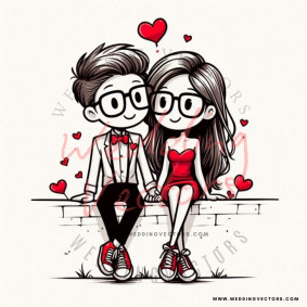 love wedding vectors 7945