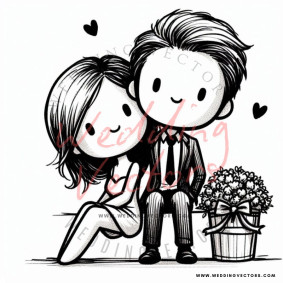 love wedding vectors 7947