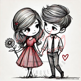 love wedding vectors 7950
