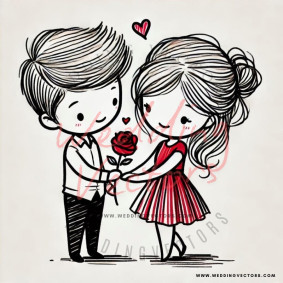love wedding vectors 7956