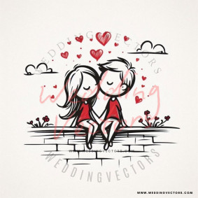 love wedding vectors 7959