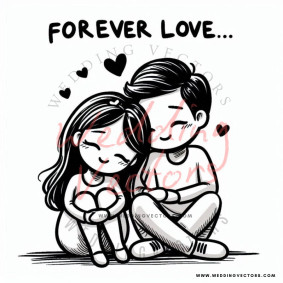 love wedding vectors 7964