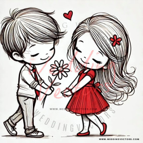 love wedding vectors 7967