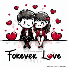 love wedding vectors 7968