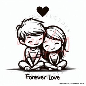 love wedding vectors 7970