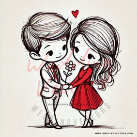 love wedding vectors 7971