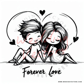 love wedding vectors 7972