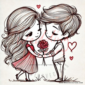 love wedding vectors 7973