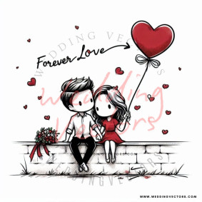 love wedding vectors 7974