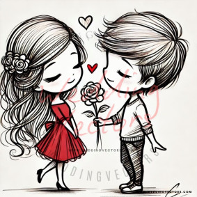 love wedding vectors 7979