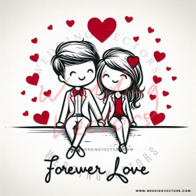 love wedding vectors 7987