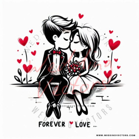 love wedding vectors 7989