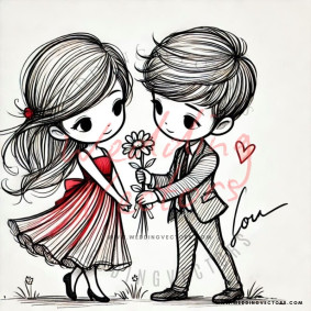 love wedding vectors 7992