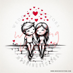 love wedding vectors 7993