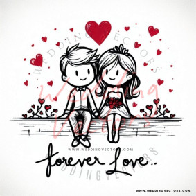 love wedding vectors 7997