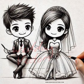 love wedding vectors 8007
