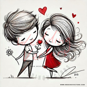 love wedding vectors 8011