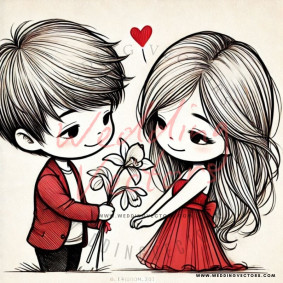 love wedding vectors 8025