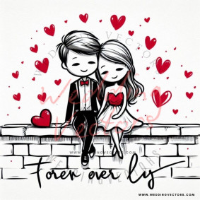 love wedding vectors 8026