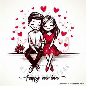 love wedding vectors 8028