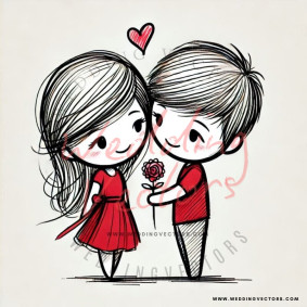 love wedding vectors 8029