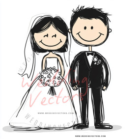 love wedding vectors 8032
