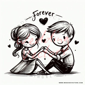 love wedding vectors 8033