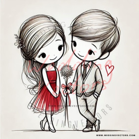 love wedding vectors 8038