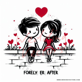 love wedding vectors 8039