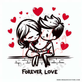 love wedding vectors 8041