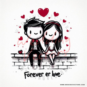 love wedding vectors 8045