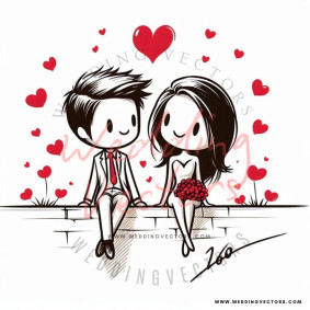 love wedding vectors 8047