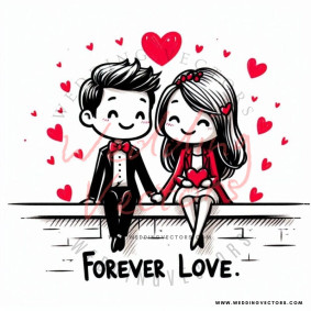 love wedding vectors 8049
