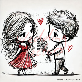 love wedding vectors 8057